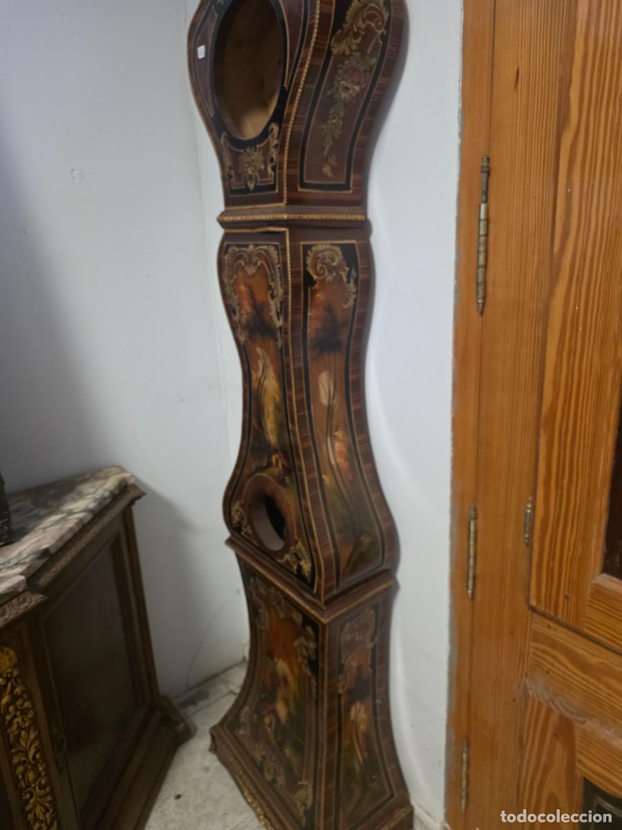 Antig&uuml;edades: Caja de reloj de pie antigua - Foto 3