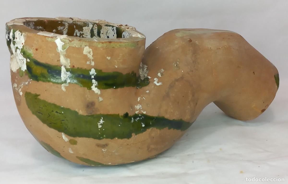 Antig&uuml;edades: ANTIGUO SIFON , CODO DE CERAMICA ESMALTADA DE AGOST