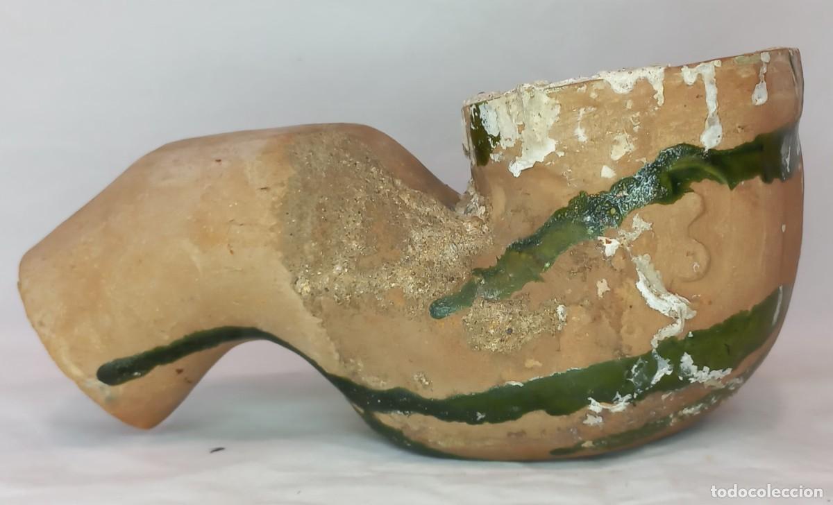 Antig&uuml;edades: ANTIGUO SIFON , CODO DE CERAMICA ESMALTADA DE AGOST - Foto 3