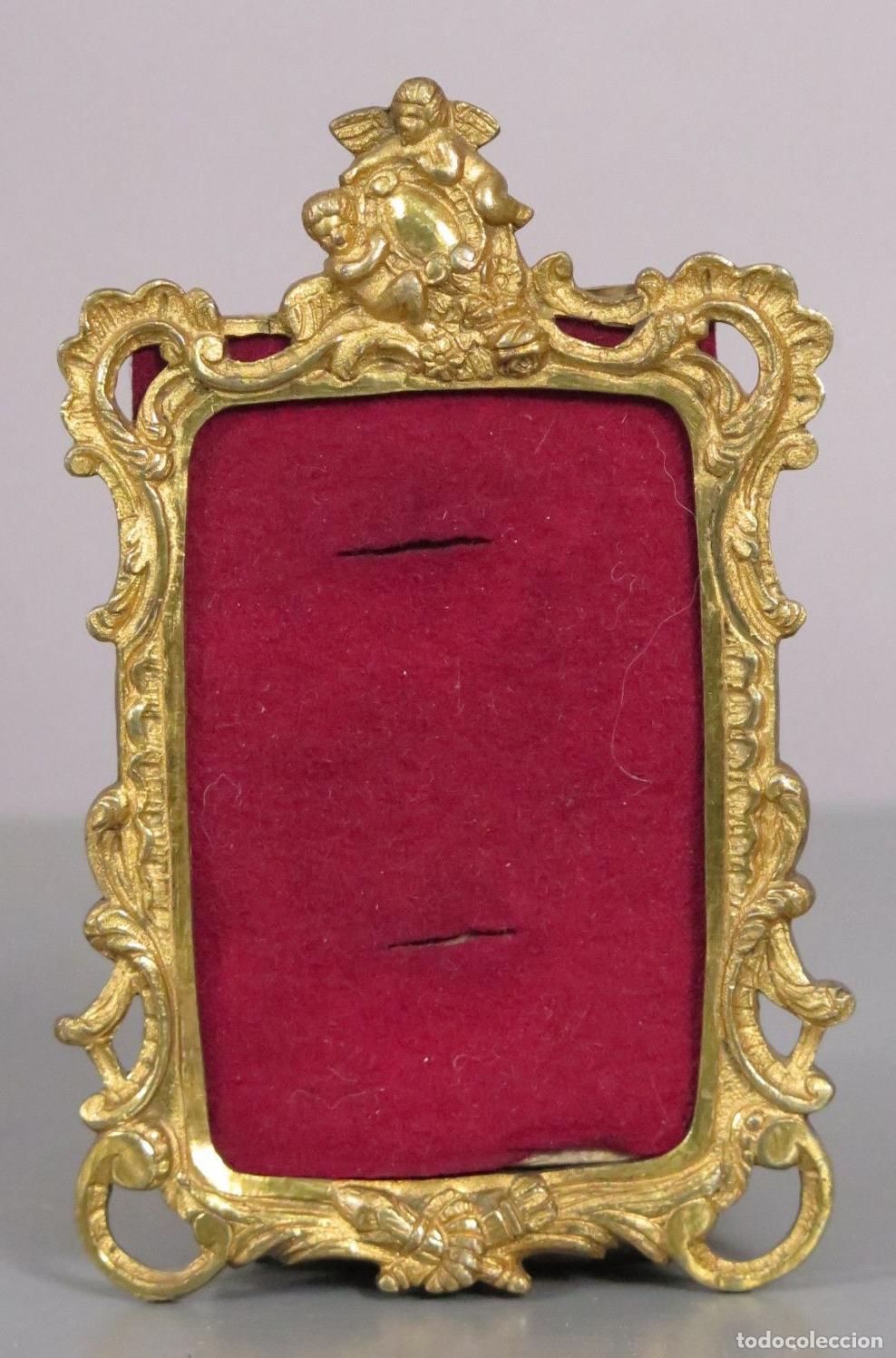 Antig&uuml;edades: MARCO. BRONCE DORADO. SIGUIENDO MODELOS LUIS XV. HACIA 1890