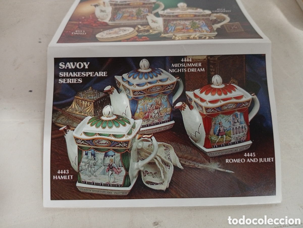 Antig&uuml;edades: Teteras Sadle serie Shakespeare completa - Foto 11