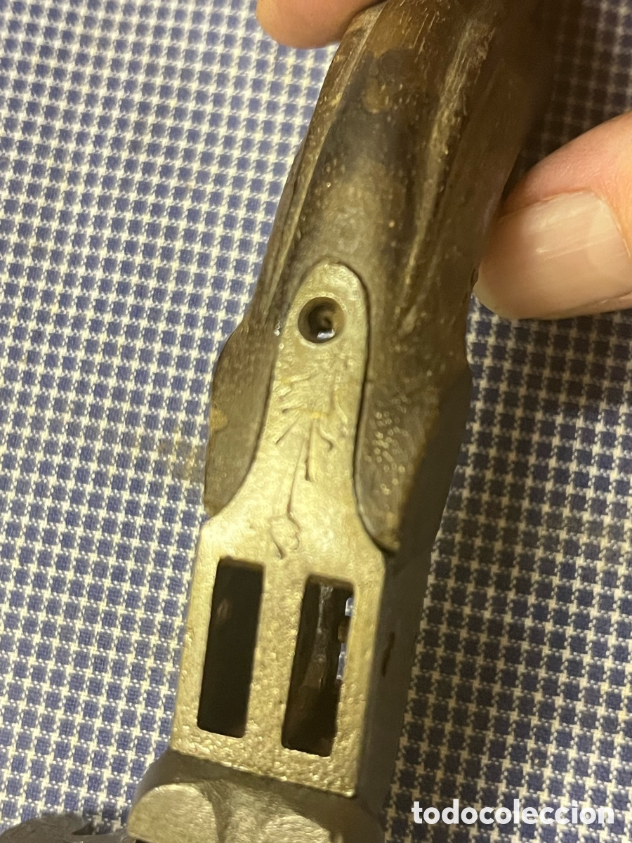 Antig&uuml;edades: Pistola antigua de bolsillo no funcional - Foto 8