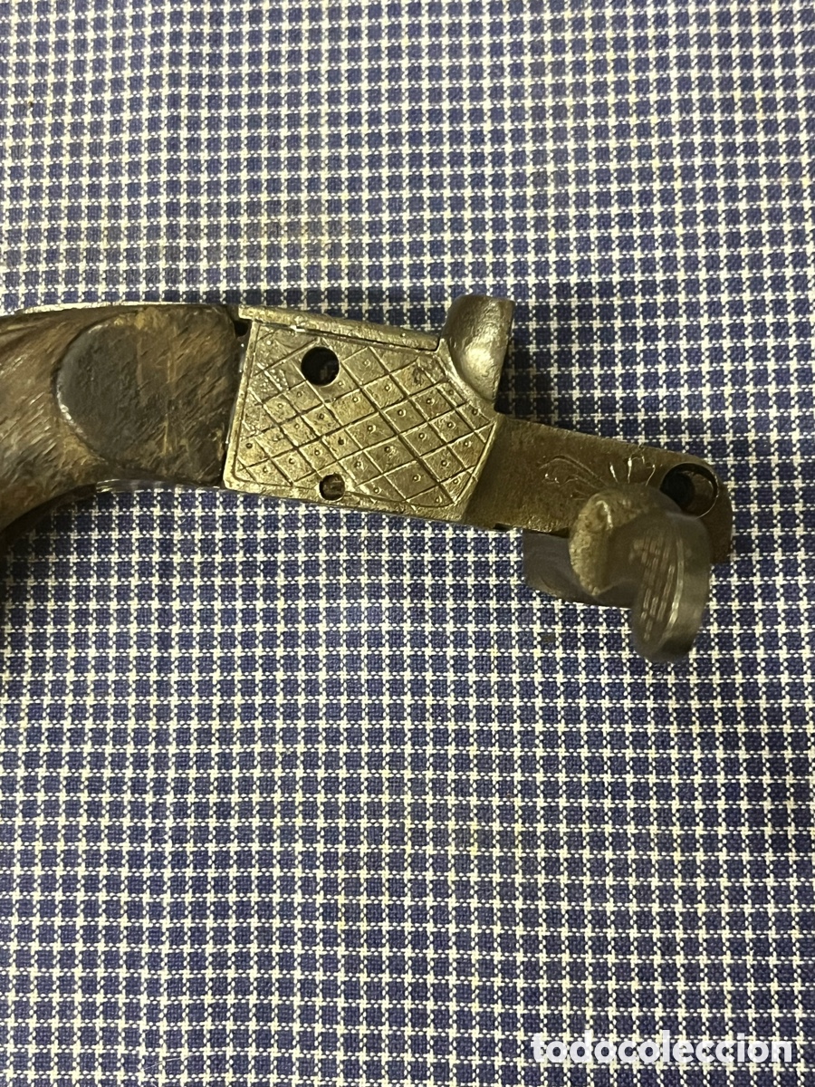 Antig&uuml;edades: Pistola antigua de bolsillo no funcional - Foto 9