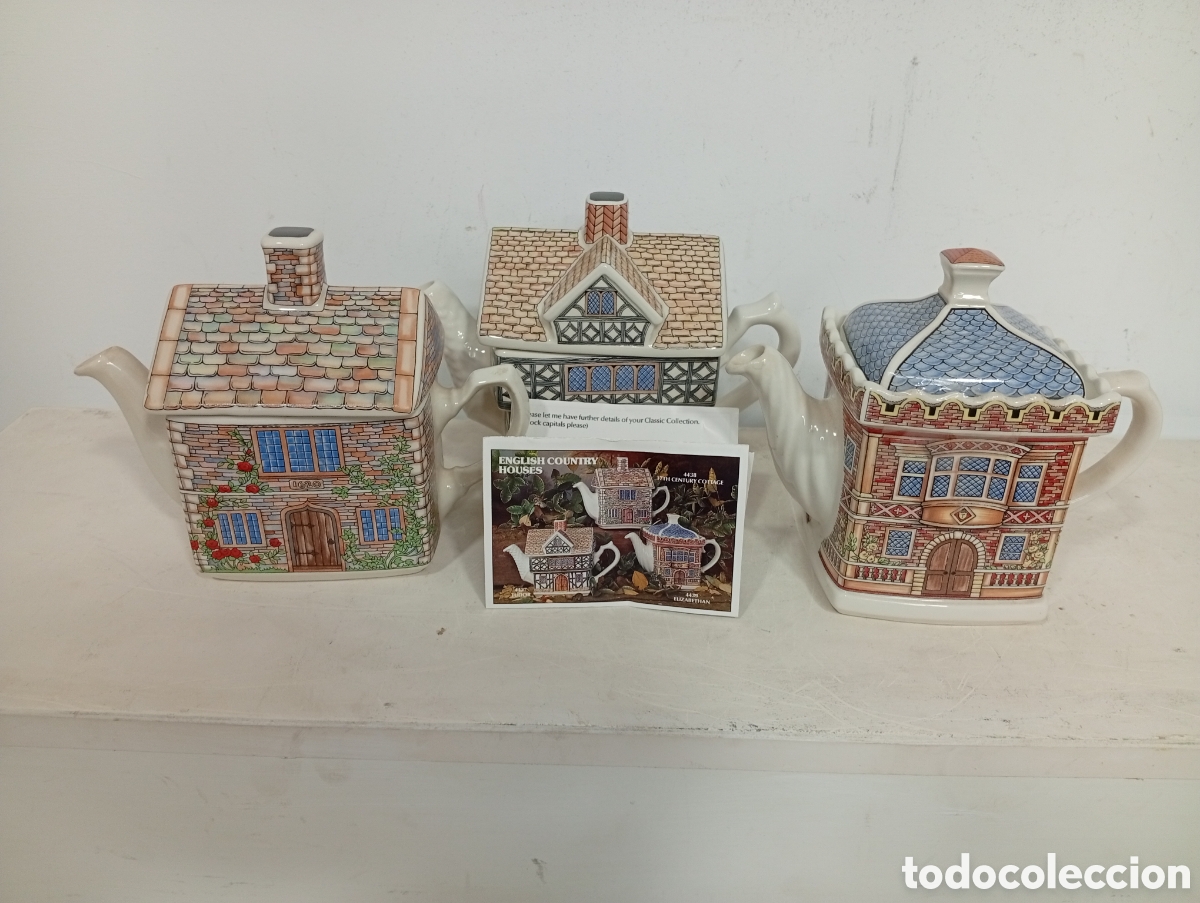 Antig&uuml;edades: Teteras Sadler serie English country houses