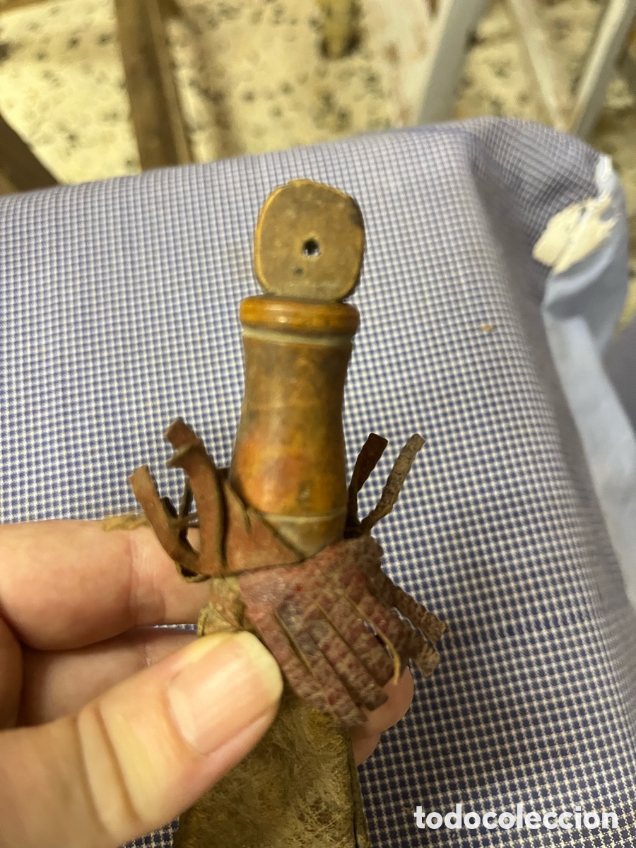 Antig&uuml;edades: Perdigonera antigua de cuero &ndash; completa - Foto 9