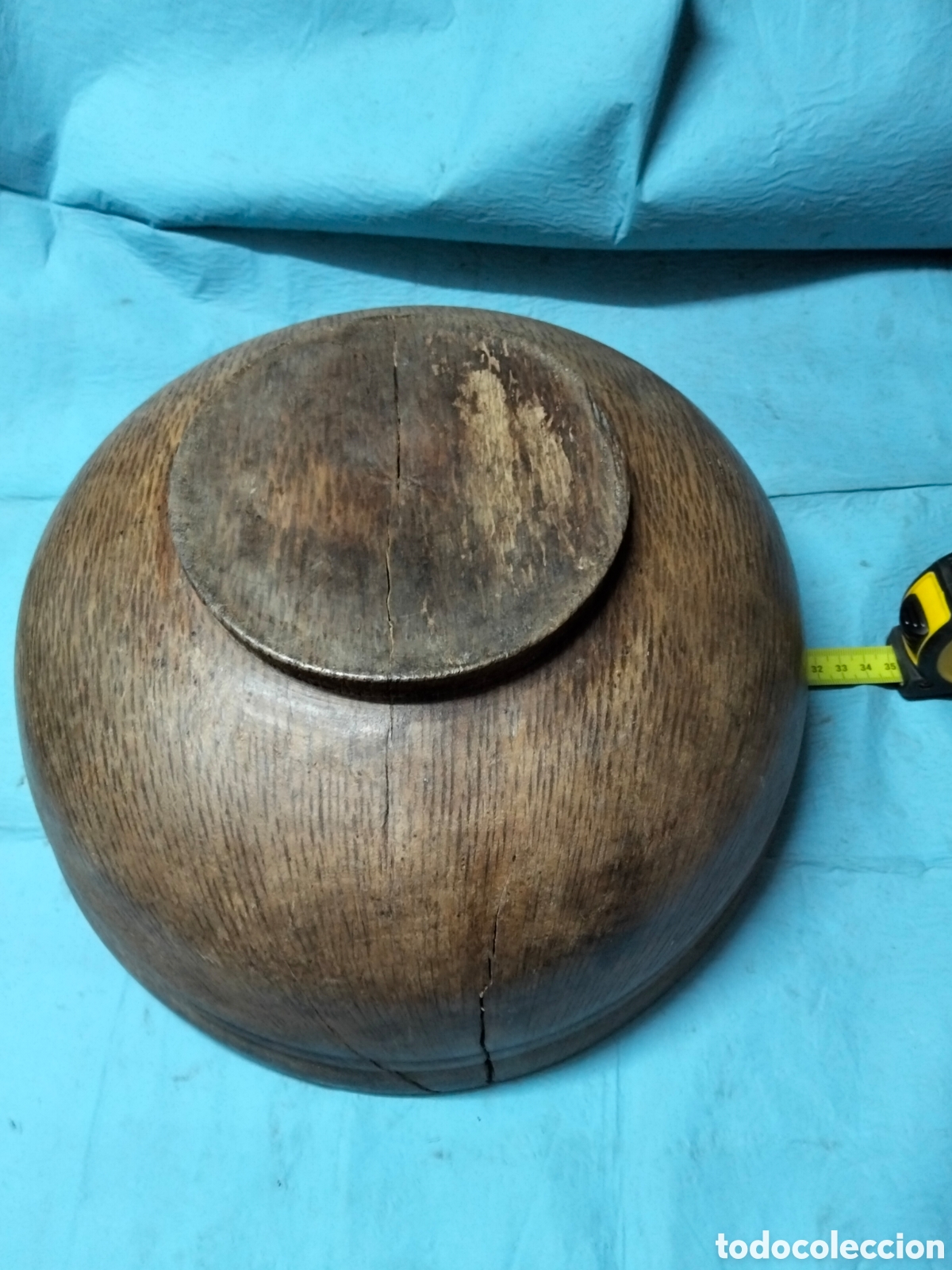 Antig&uuml;edades: ANTIGUO CUENCO DE MADERA - Foto 5