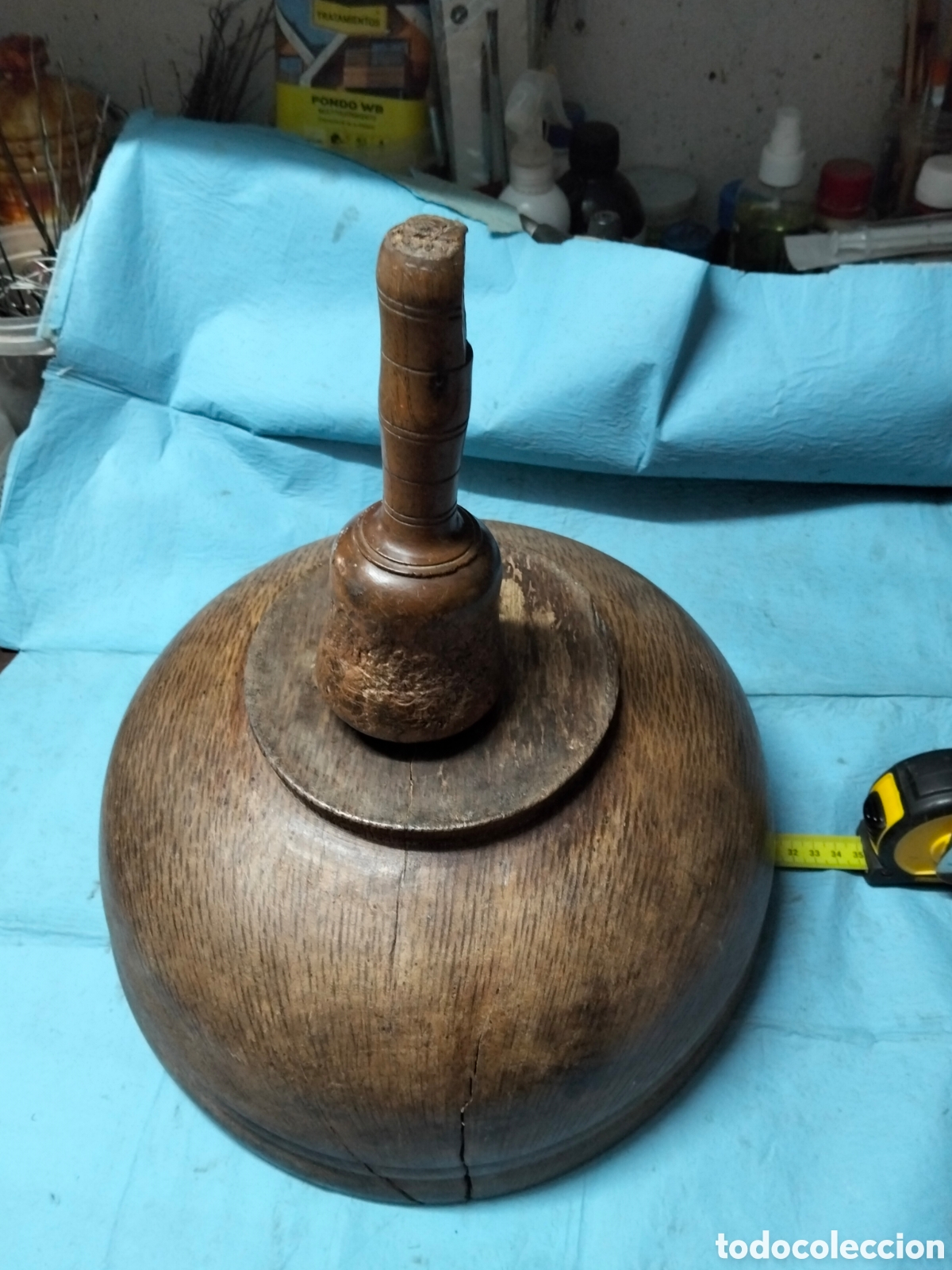 Antig&uuml;edades: ANTIGUO CUENCO DE MADERA - Foto 6
