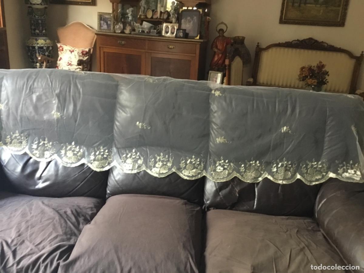Antig&uuml;edades: Preciosa mantilla o mantel de altar encaje de Granada