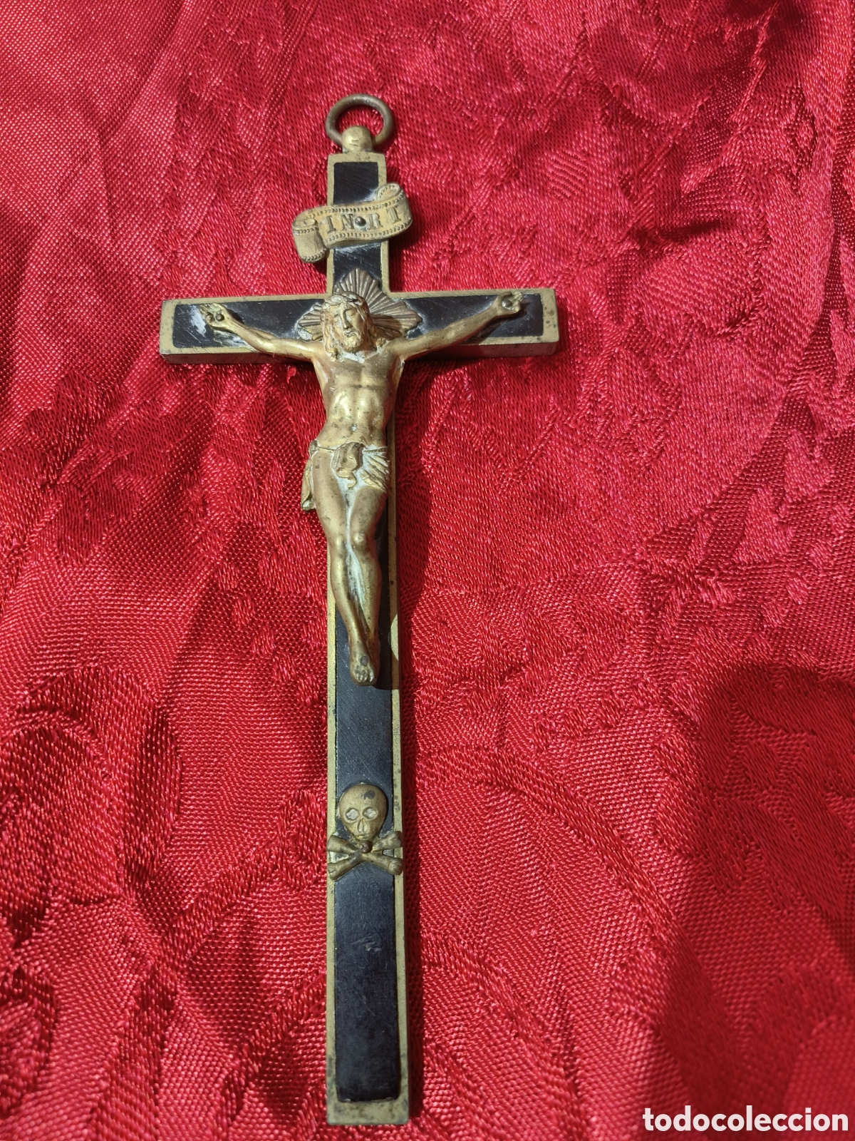 Antig&uuml;edades: Crucifijo pectoral frailero