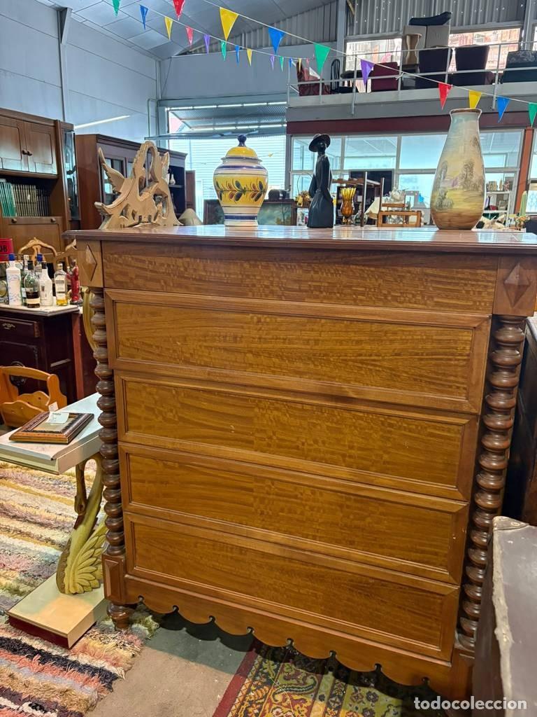 Antig&uuml;edades: C&Oacute;MODA DE MADERA VINTAGE - Foto 2