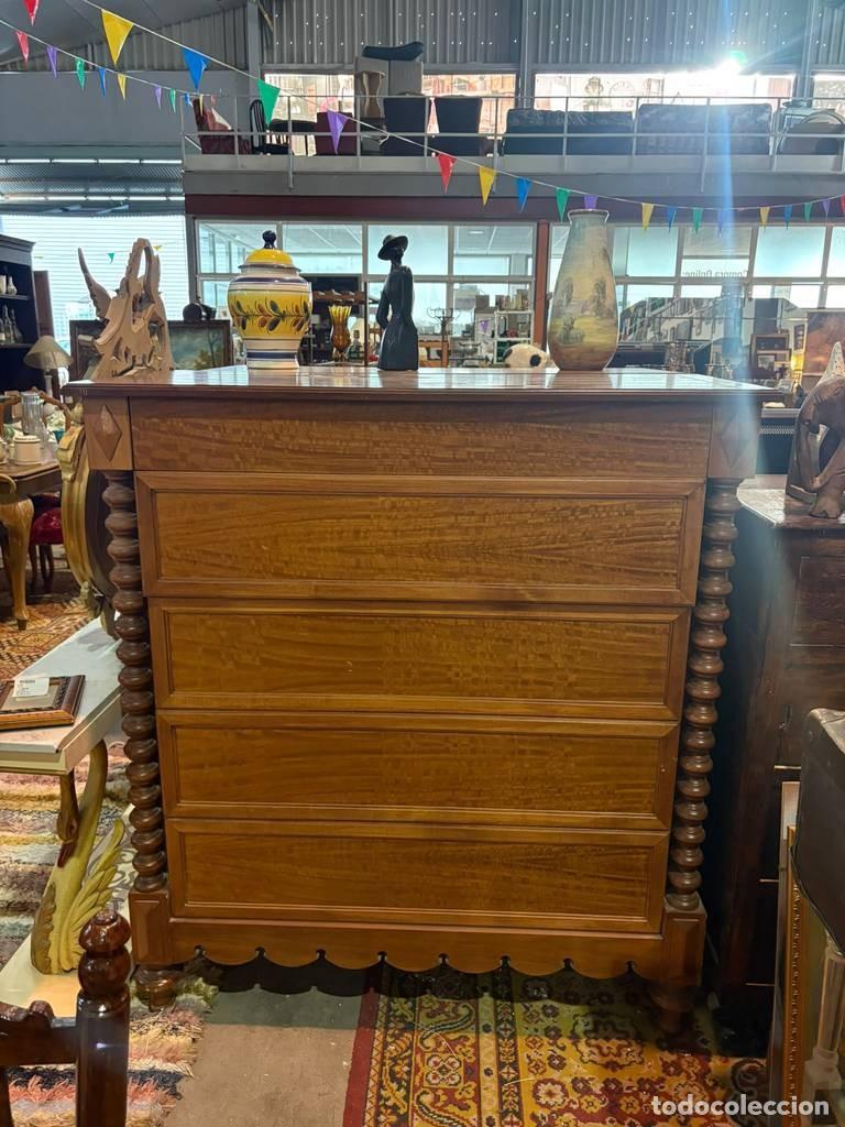 Antig&uuml;edades: C&Oacute;MODA DE MADERA VINTAGE - Foto 3