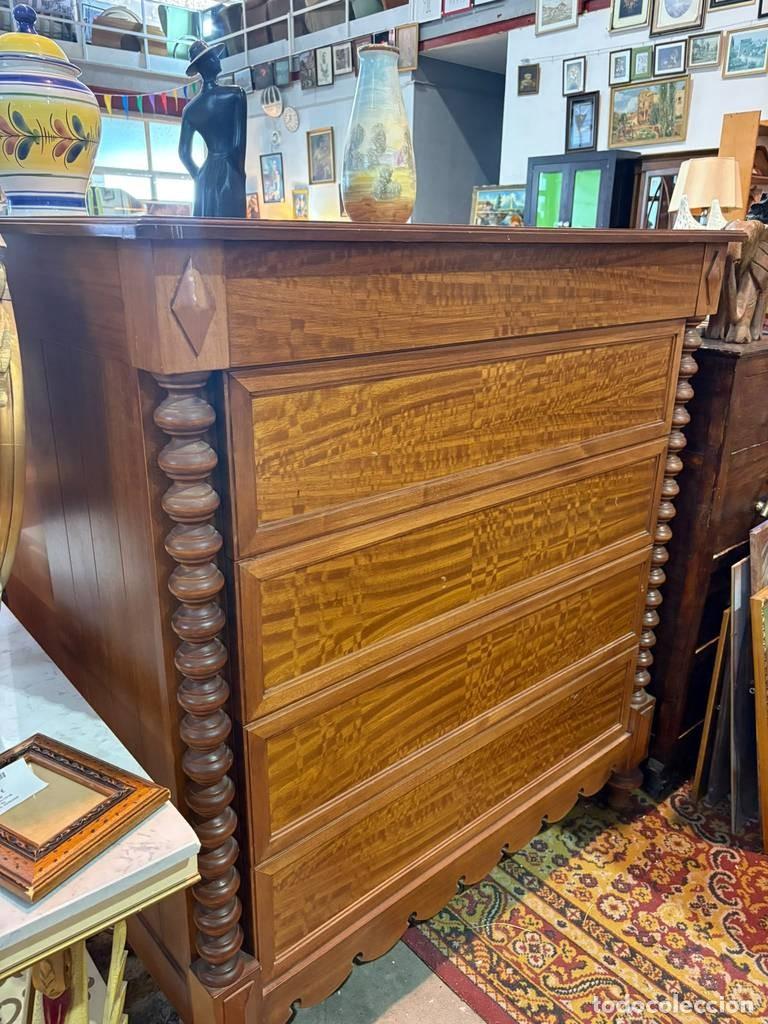 Antig&uuml;edades: C&Oacute;MODA DE MADERA VINTAGE - Foto 4