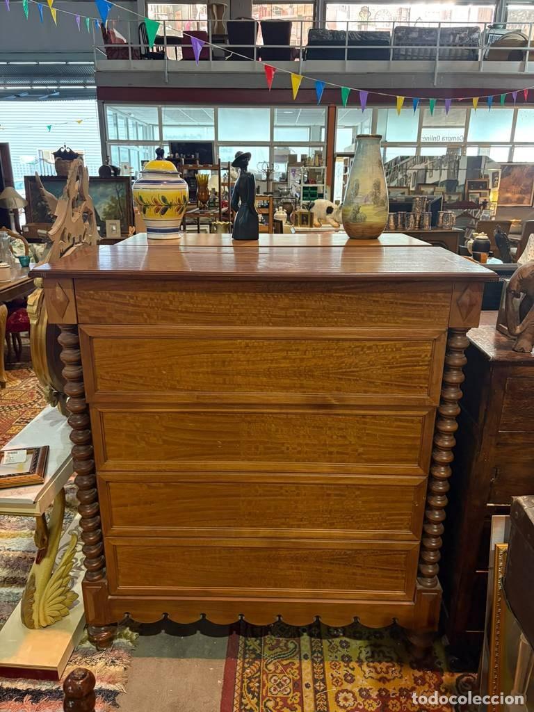 Antig&uuml;edades: C&Oacute;MODA DE MADERA VINTAGE - Foto 5