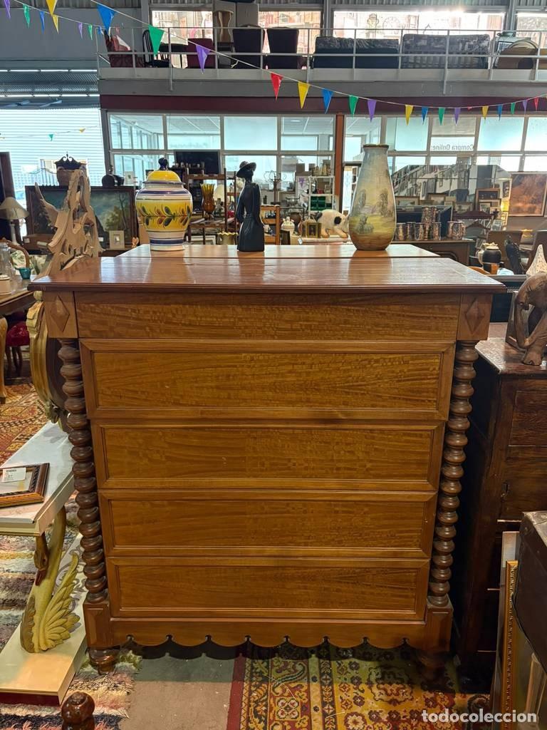 Antig&uuml;edades: C&Oacute;MODA DE MADERA VINTAGE - Foto 6