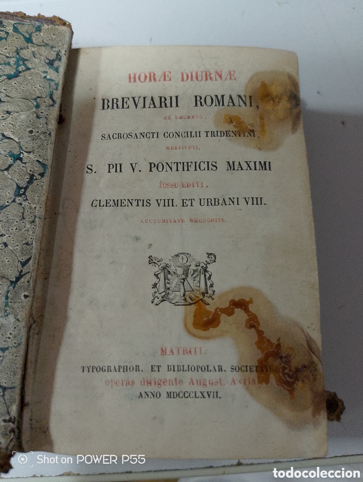 Antig&uuml;edades: Libro muy antiguo 1700