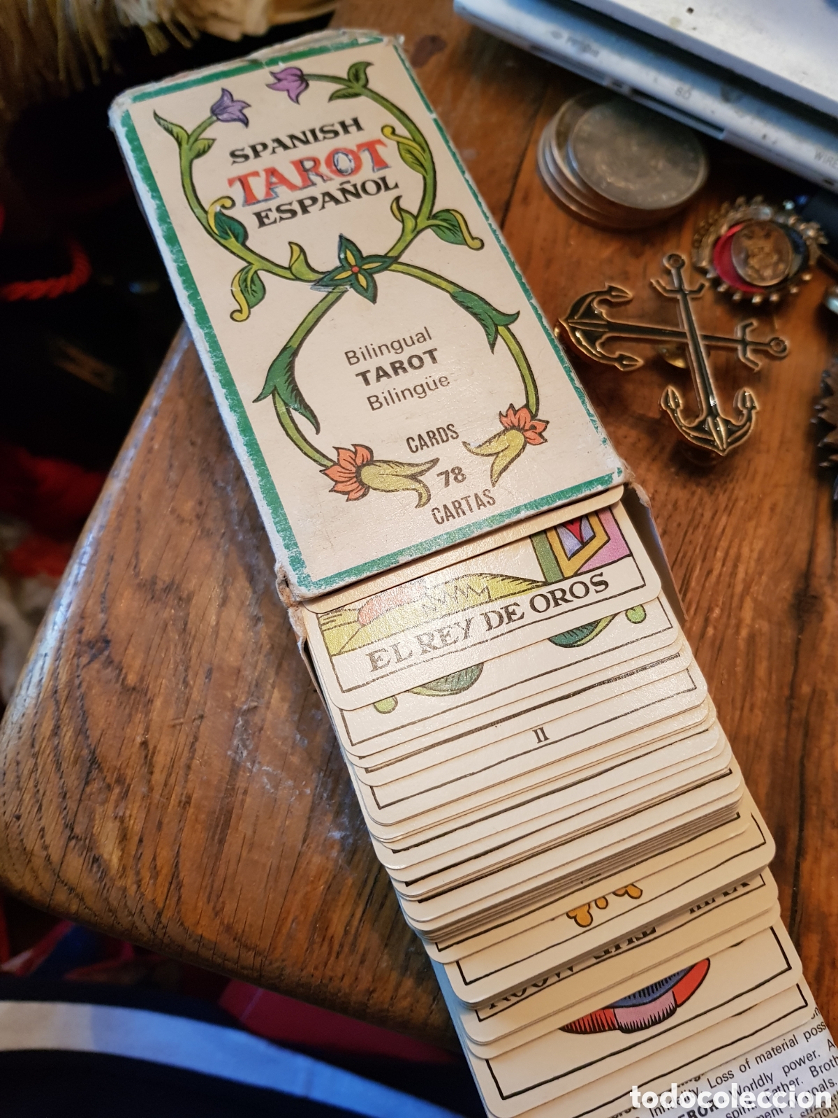 Antig&uuml;edades: ANTIGUA BARAJA DE CARTAS TAROT DE FOURNIER 78 CARTAS CON INSTRUCCIONES COMPLETA