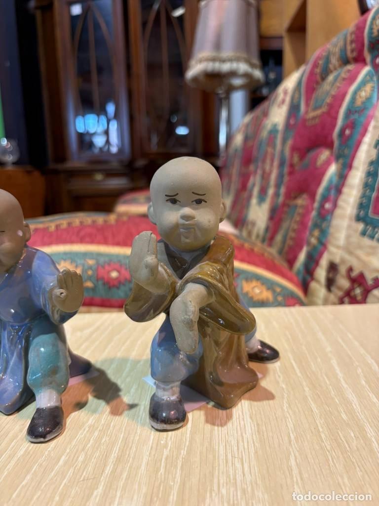 Antig&uuml;edades: FIGURAS MONJES ESTILO SHAOLIN - Foto 5