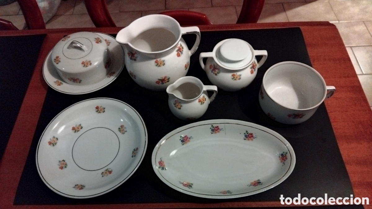 Antig&uuml;edades: PORCELANA ALEMANA JAGUER(juego de te)