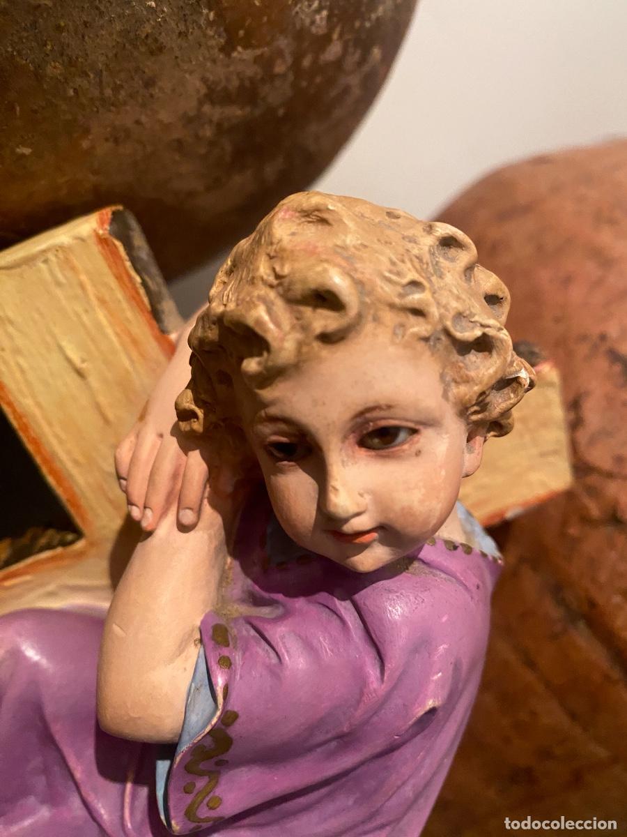 Antig&uuml;edades: NI&Ntilde;O JESUS CON CRUZ DE OLOT - Foto 2