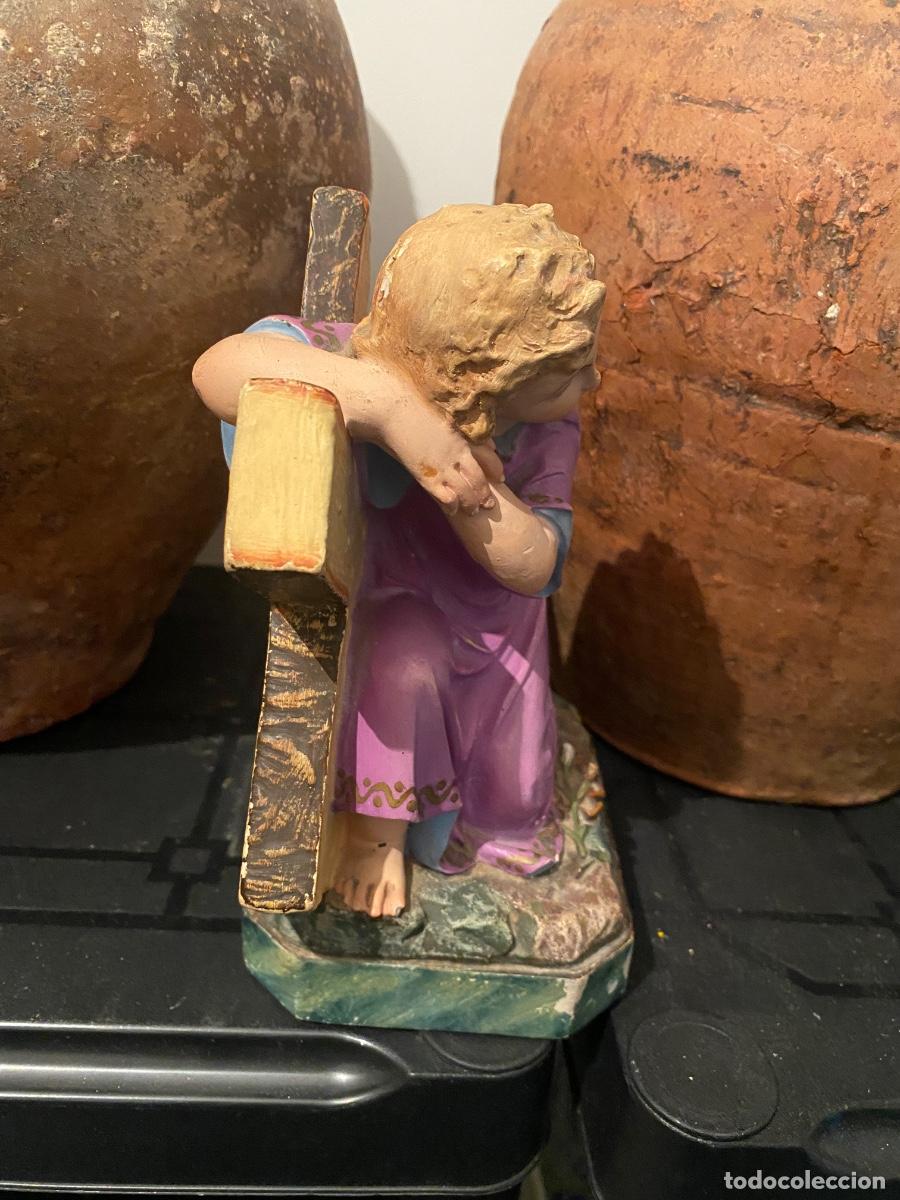 Antig&uuml;edades: NI&Ntilde;O JESUS CON CRUZ DE OLOT - Foto 3
