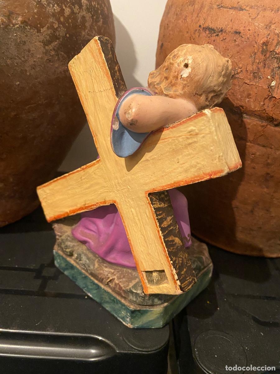 Antig&uuml;edades: NI&Ntilde;O JESUS CON CRUZ DE OLOT - Foto 4