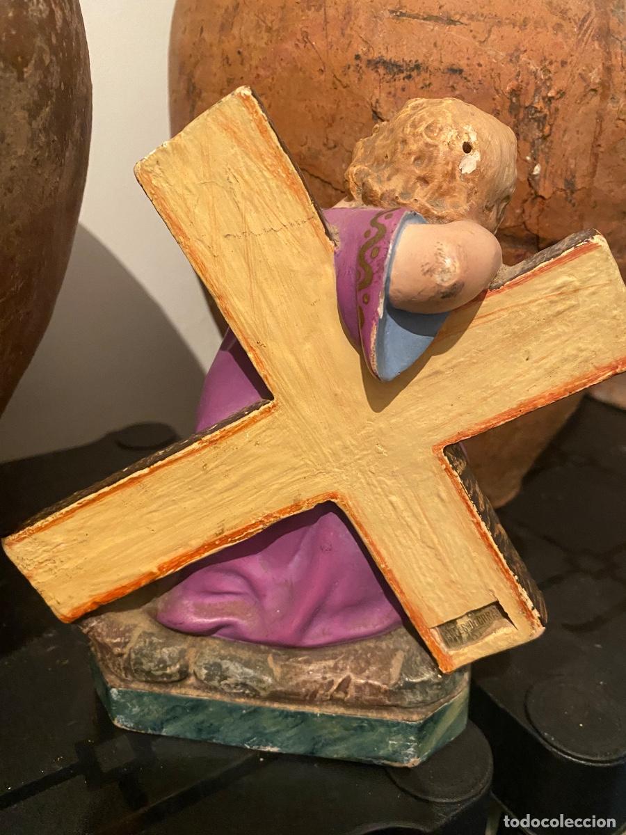 Antig&uuml;edades: NI&Ntilde;O JESUS CON CRUZ DE OLOT - Foto 5