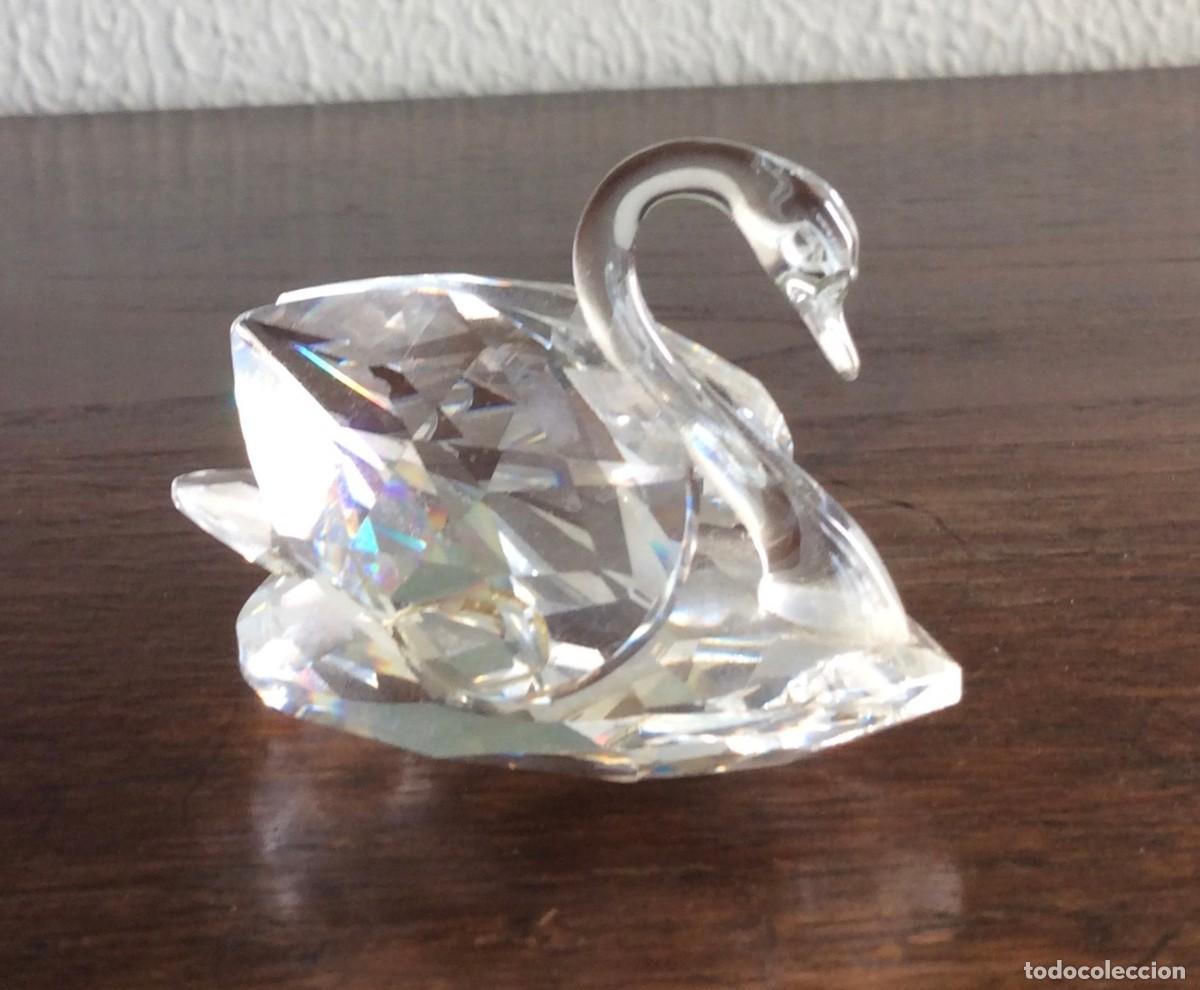 Antig&uuml;edades: CISNE DE CRISTAL TALLADO SWAROVSKY - Foto 3