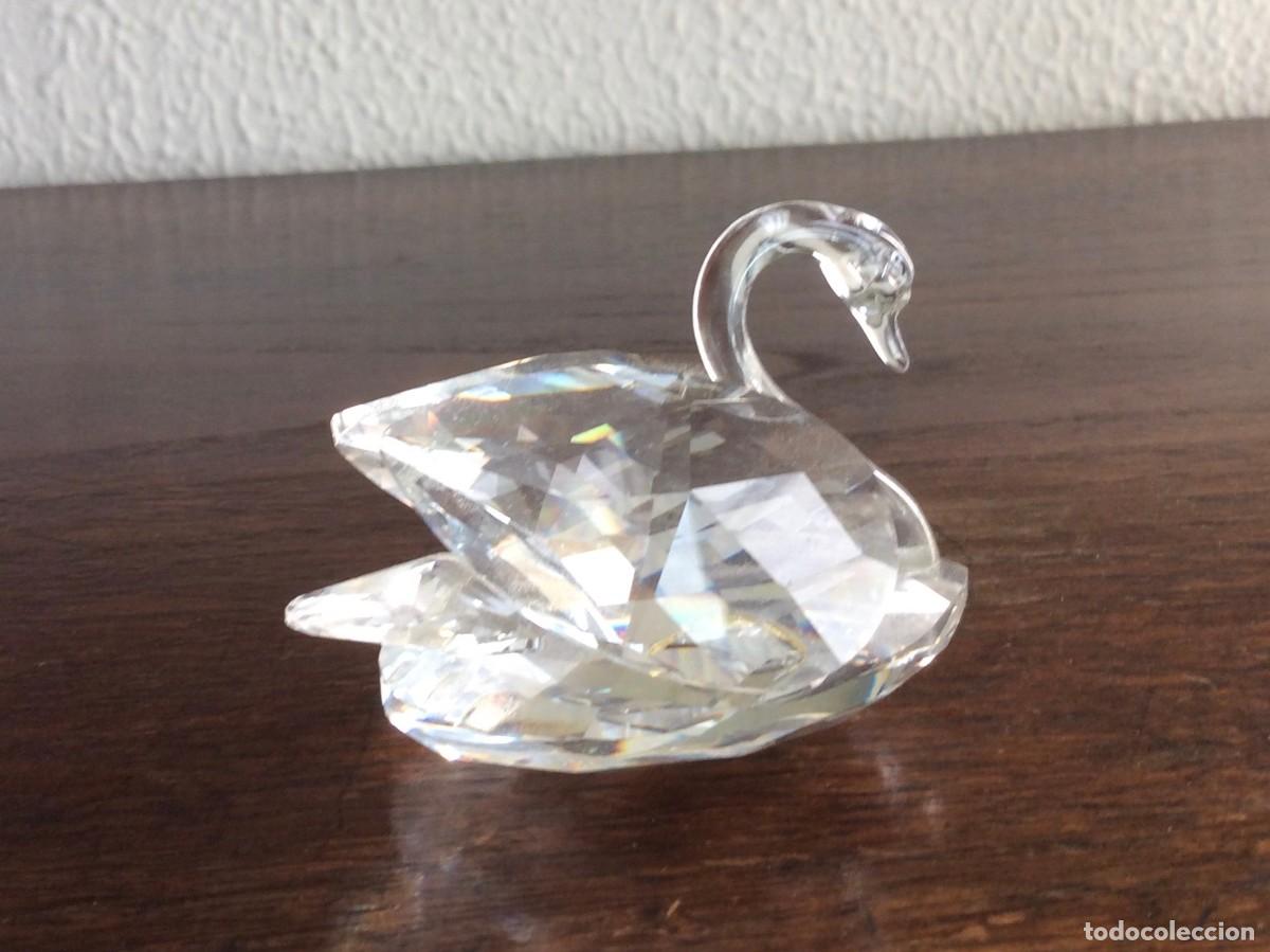 Antig&uuml;edades: CISNE DE CRISTAL TALLADO SWAROVSKY - Foto 4