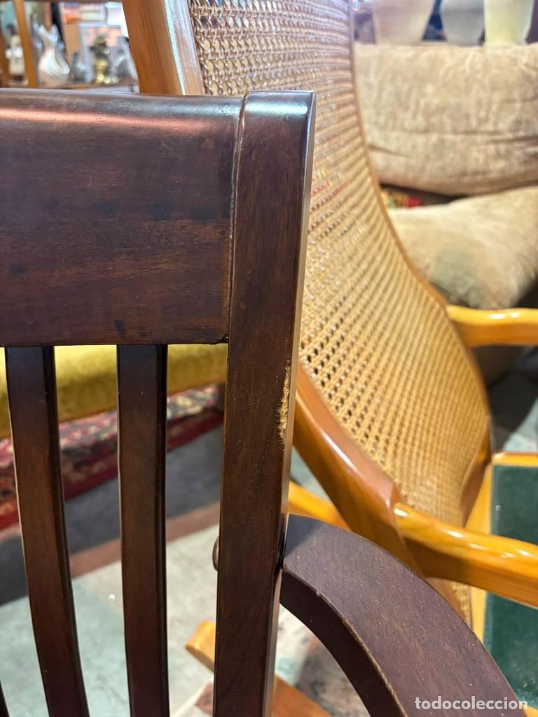 Antig&uuml;edades: SILLA DE MADERA PARA ESCRITORIO - Foto 9