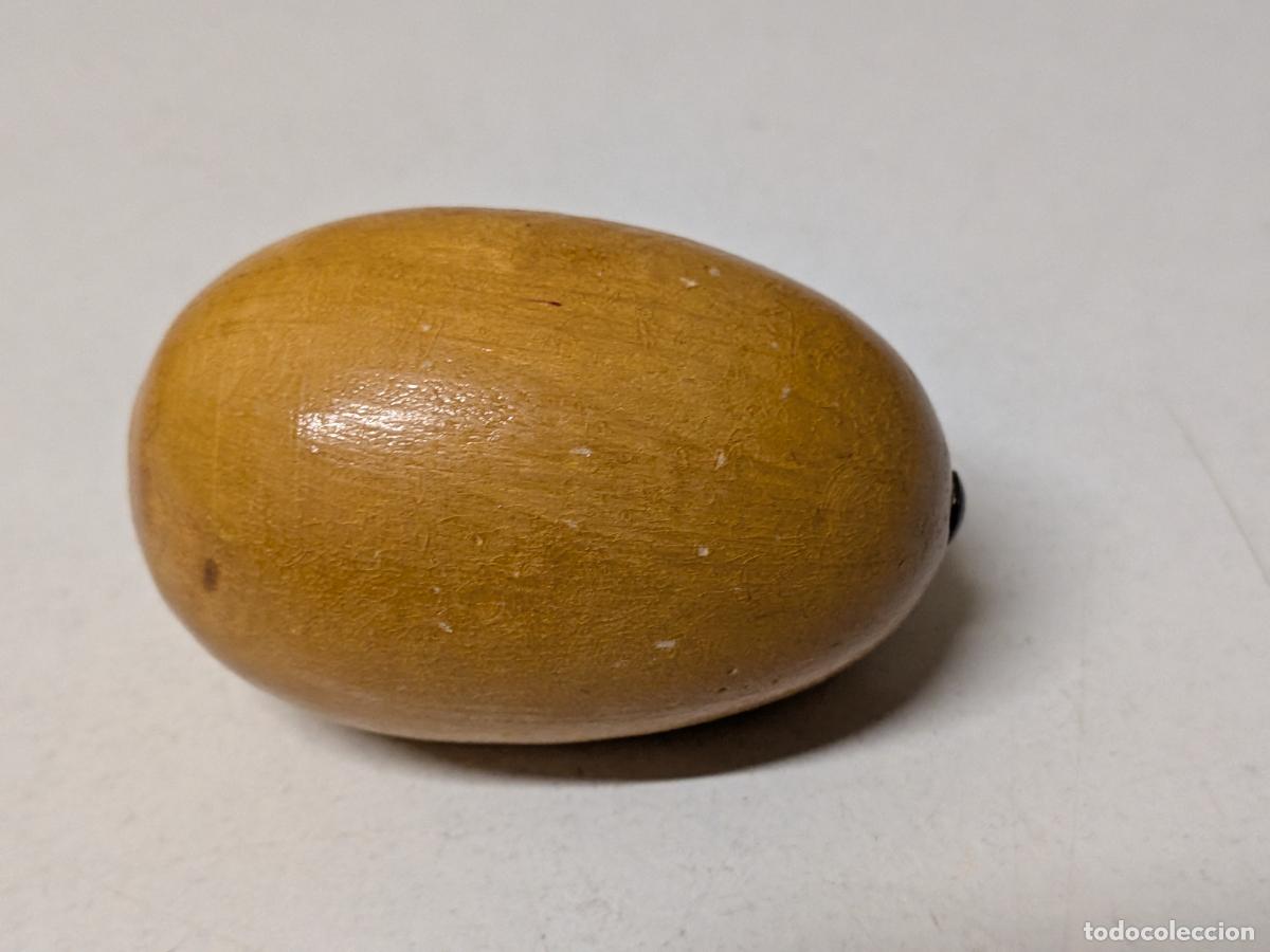 Antig&uuml;edades: ANTIGUO HUEVO DE MADERA PARA COSTURA