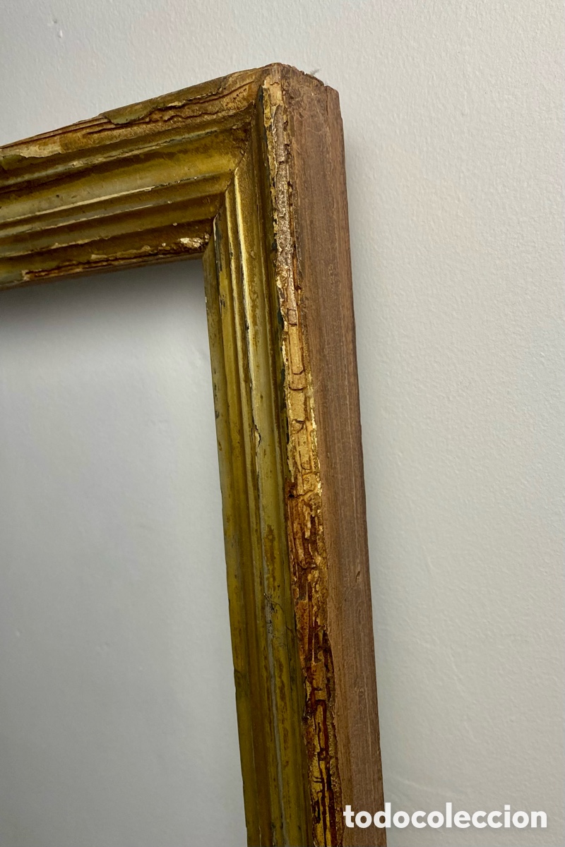 Antig&uuml;edades: Marco dorado siglo XIX - Foto 3