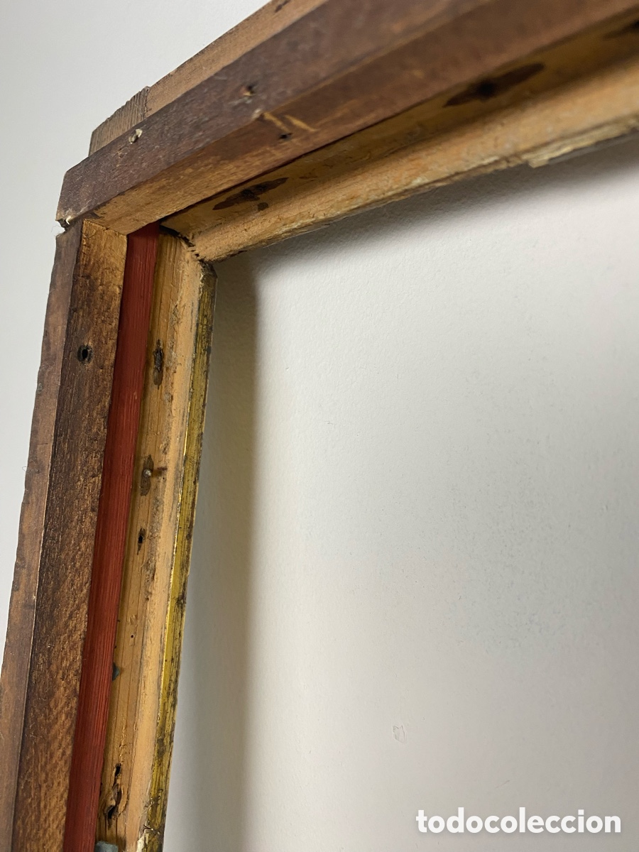 Antig&uuml;edades: Marco dorado siglo XIX - Foto 7