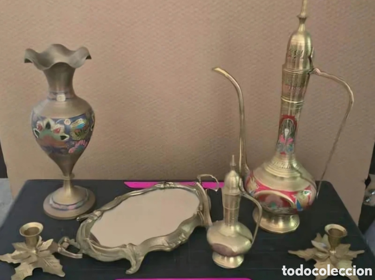 Antig&uuml;edades: Lote productos de Bronce - Foto 1