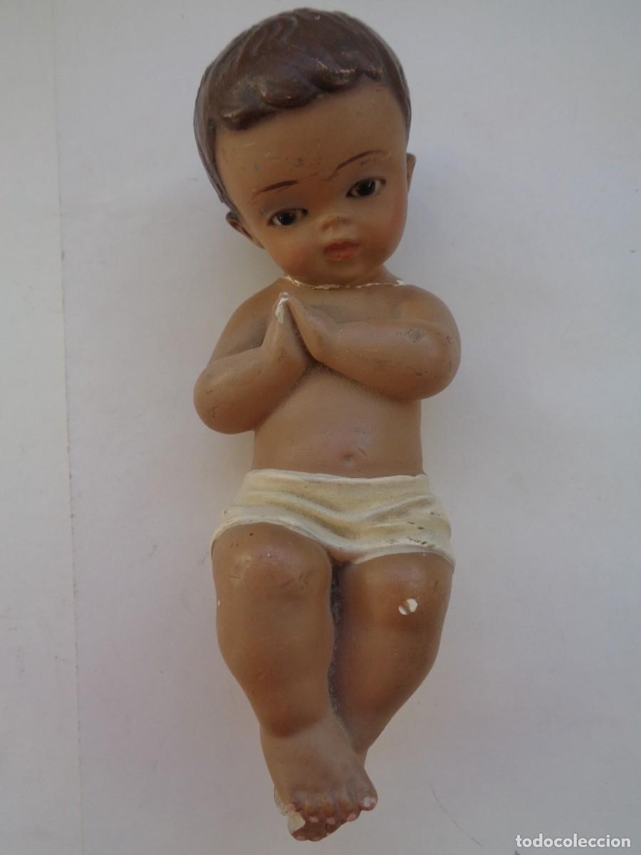 Antiguidades: ANTIGUO NI&Ntilde;O JESUS DE ESCAYOLA . DE ARTE MODELO S.L., OLOT ( GERONA ) MADE IN SPAIN