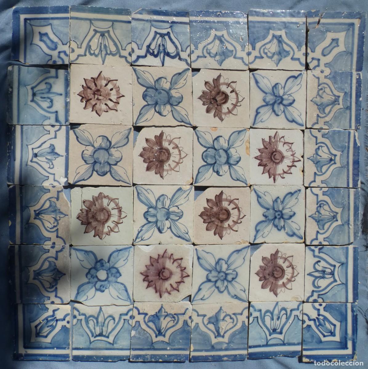 Antig&uuml;edades: Azulejo, Azulejos Portugal siglo 18/19