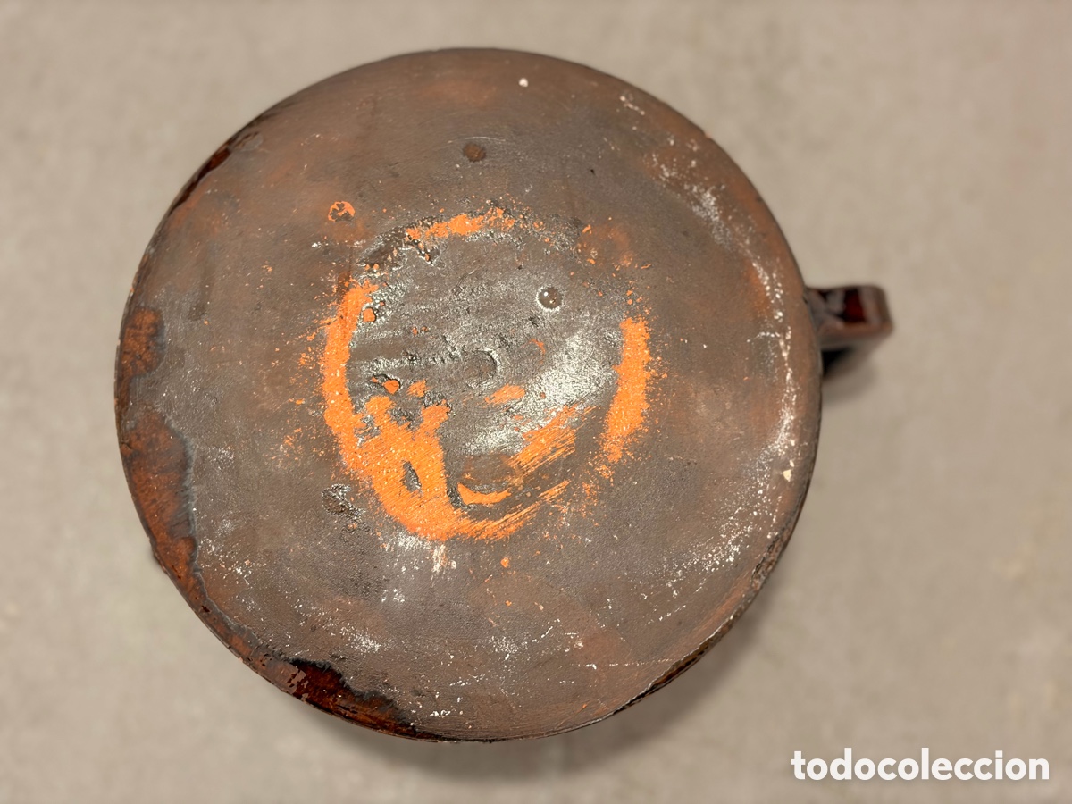 Antig&uuml;edades: Hervidor de leche antigua de barro - Foto 5