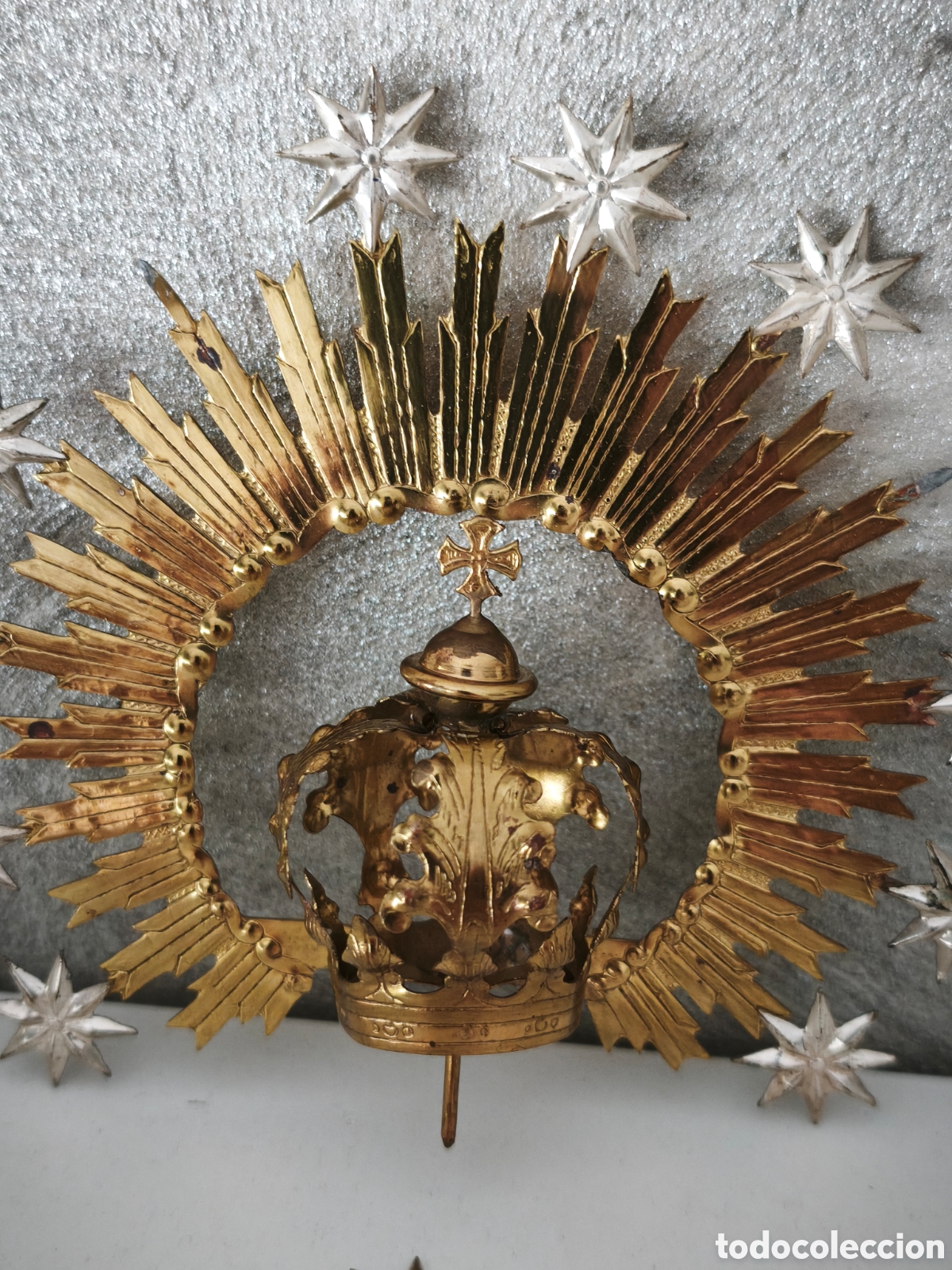 Antig&uuml;edades: CORONA POTENCIA AUREOLA PARA VIRGEN O SANTO