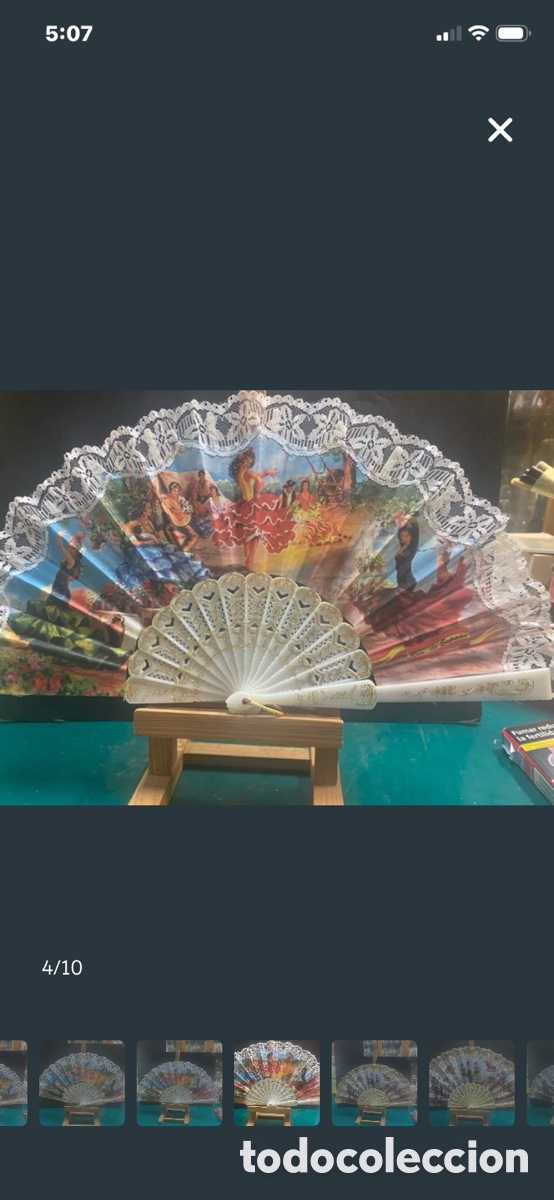 Antig&uuml;edades: Lote 30 abanicos en buen estado - Foto 29