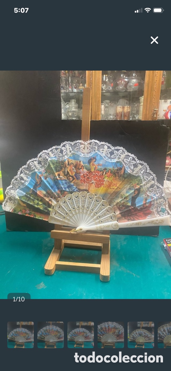 Antig&uuml;edades: Lote 30 abanicos en buen estado - Foto 30