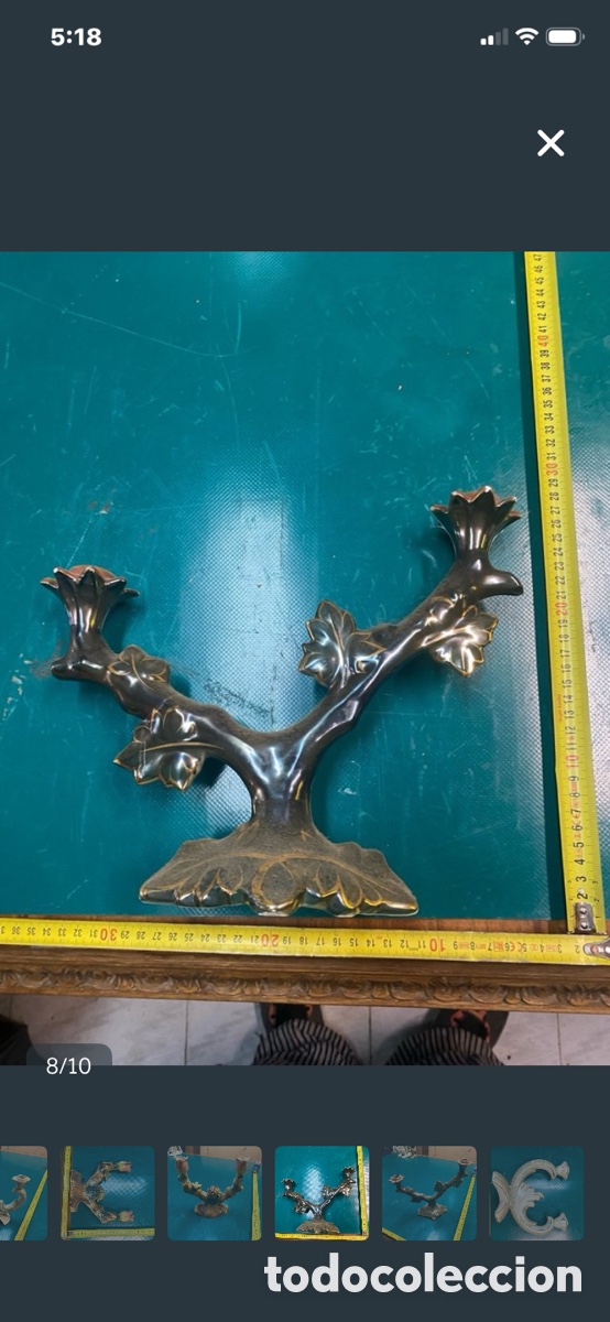 Antig&uuml;edades: Lote de 30 candelabros - Foto 3