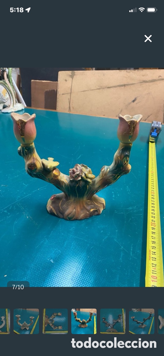 Antig&uuml;edades: Lote de 30 candelabros - Foto 4