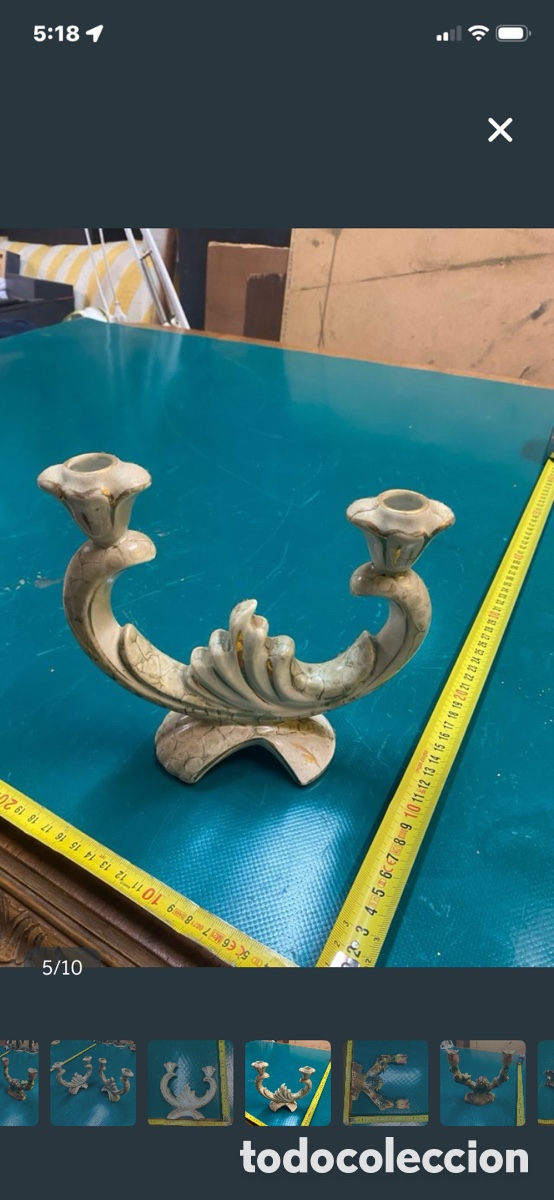 Antig&uuml;edades: Lote de 30 candelabros - Foto 6