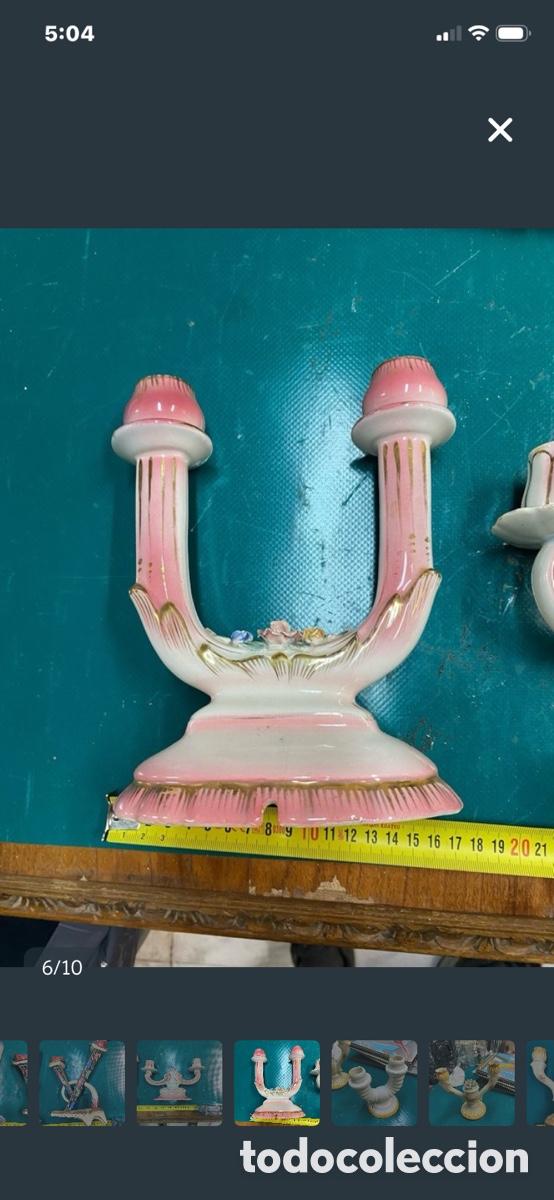 Antig&uuml;edades: Lote de 30 candelabros - Foto 19