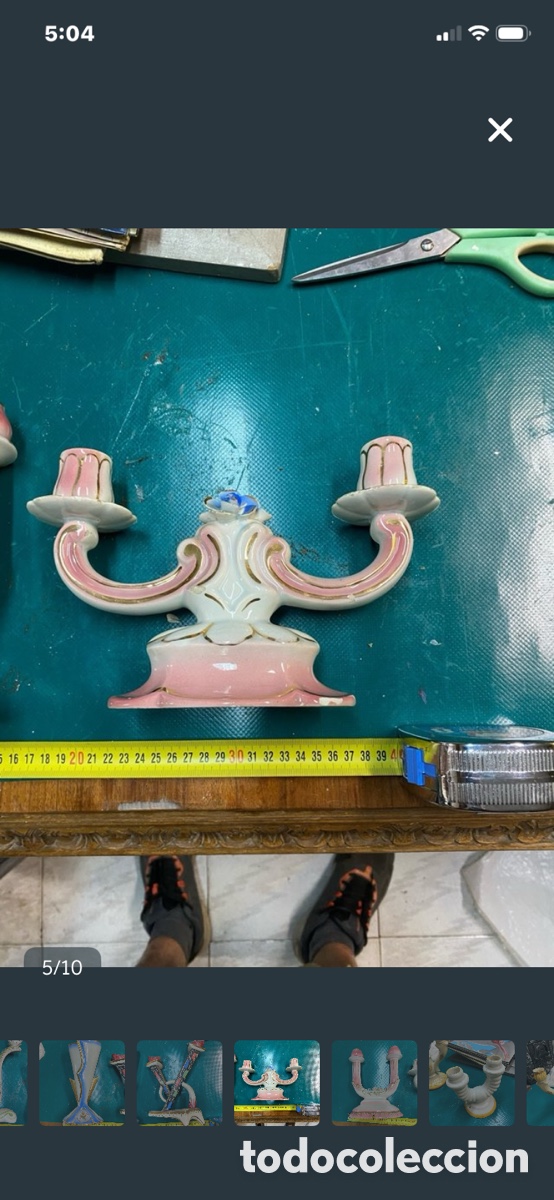 Antig&uuml;edades: Lote de 30 candelabros - Foto 20