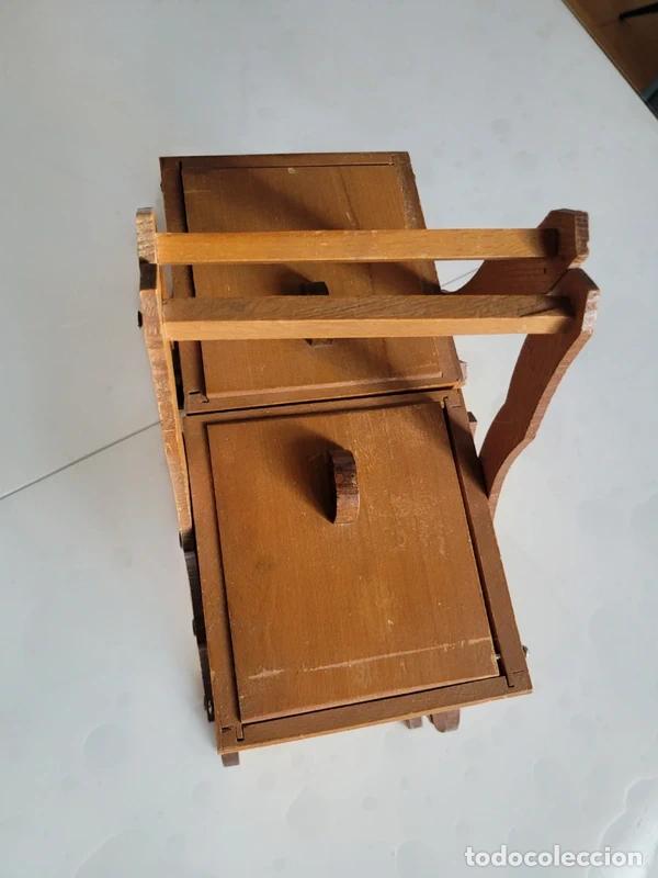 Antig&uuml;edades: antiguo costurero frances de madera - Foto 5