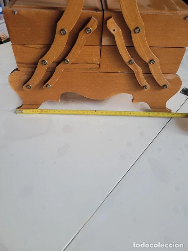 Antig&uuml;edades: antiguo costurero frances de madera - Foto 10