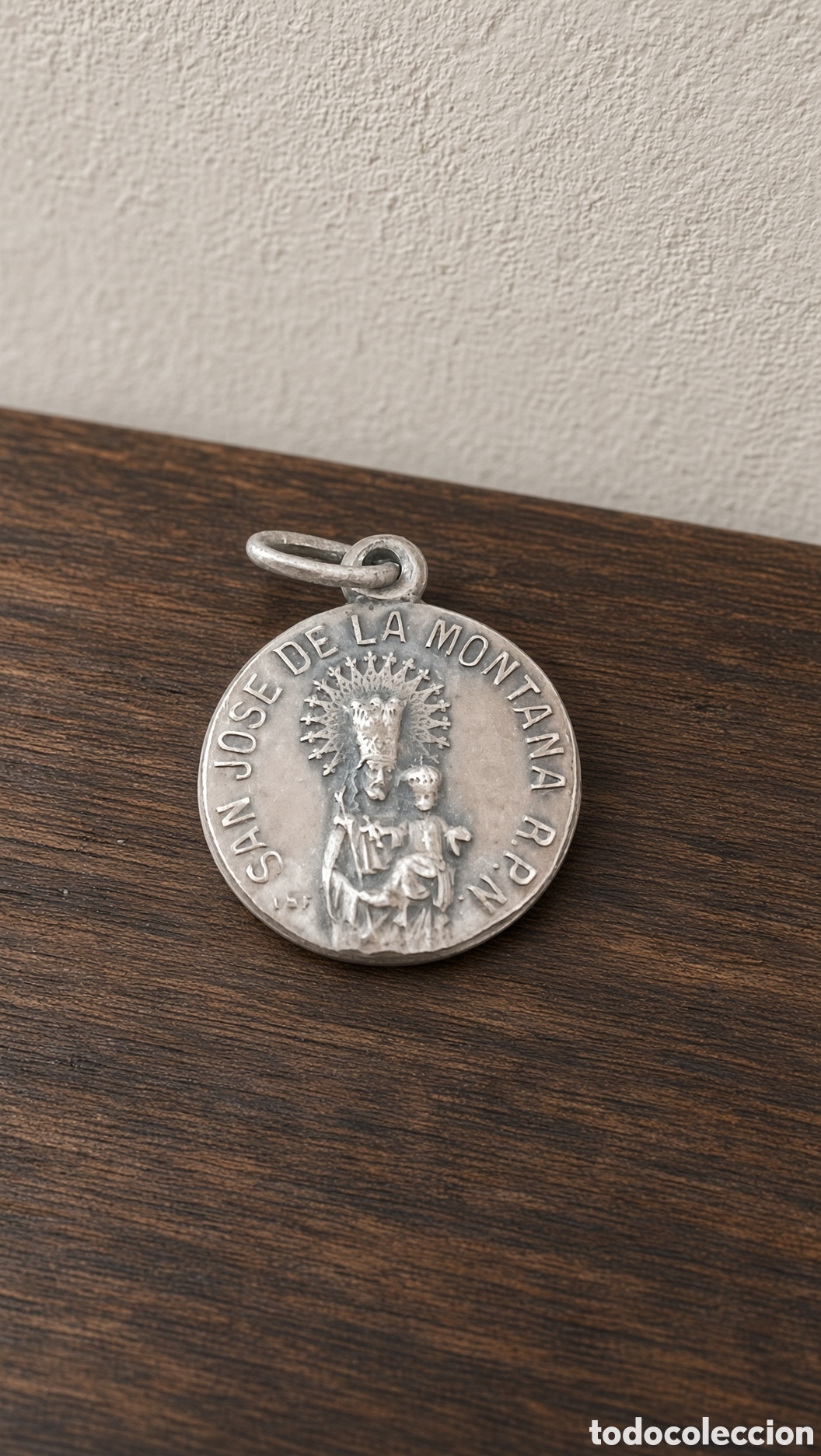 Antig&uuml;edades: Antigua medalla del Santuario de San Jos&eacute; de la Monta&ntilde;a.