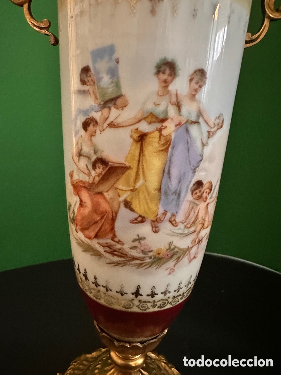 Antig&uuml;edades: Pareja de jarrones Limoges - Foto 9