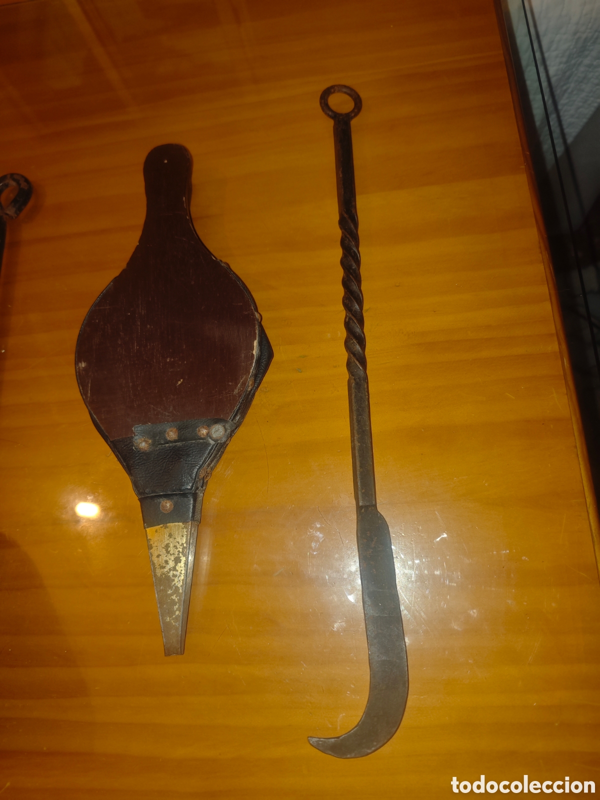 Antig&uuml;edades: Set de 3 &Uacute;tiles/Herramientas para Chimenea. - Foto 4