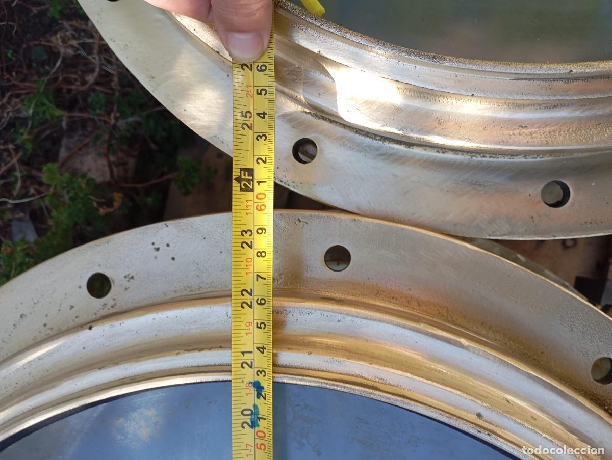 Antig&uuml;edades: Ojos de buey portillos bronce macizo - Foto 3
